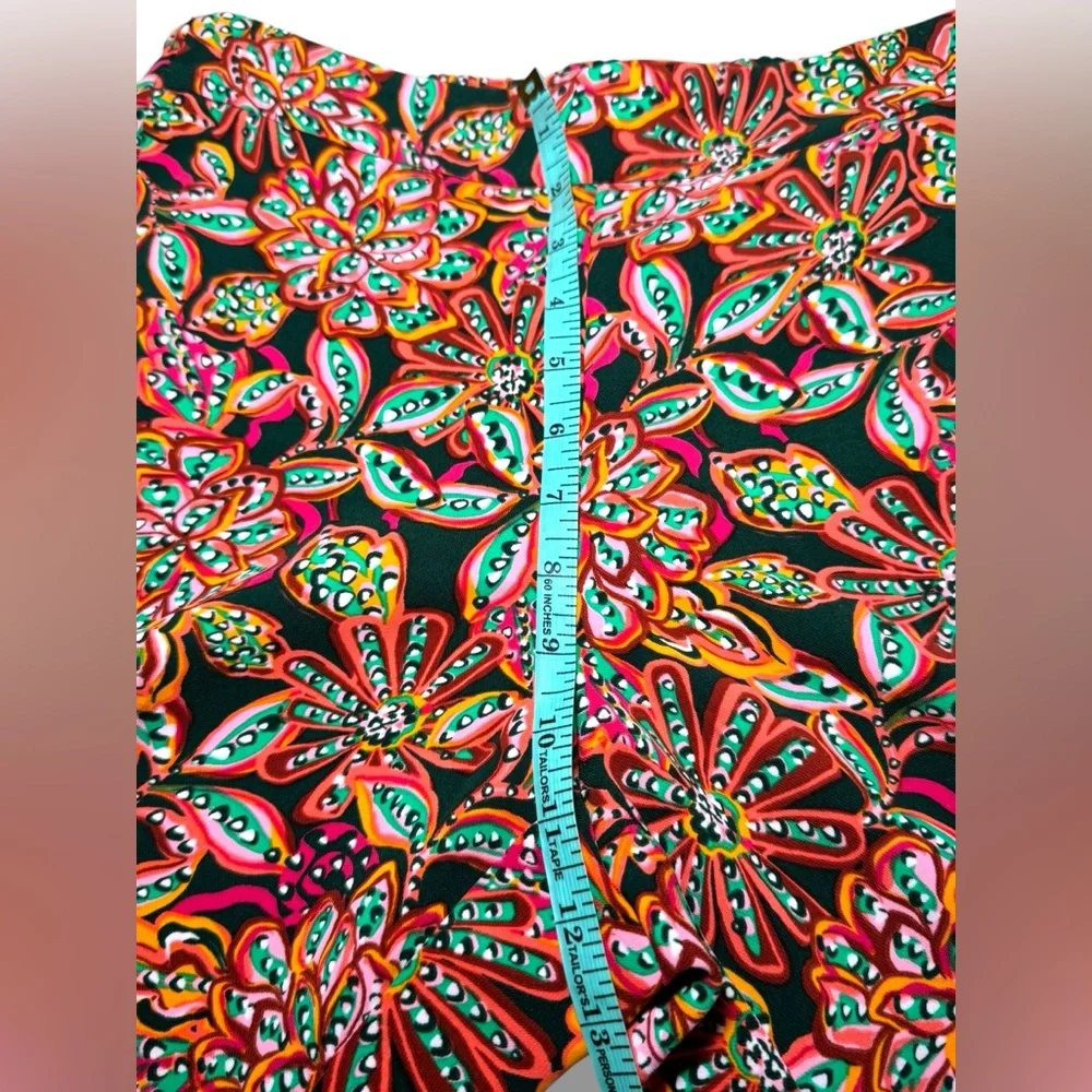 J. Crew Multicolor Floral Jamie pant with elastic waist and pockets‎ Sz 10 EUC